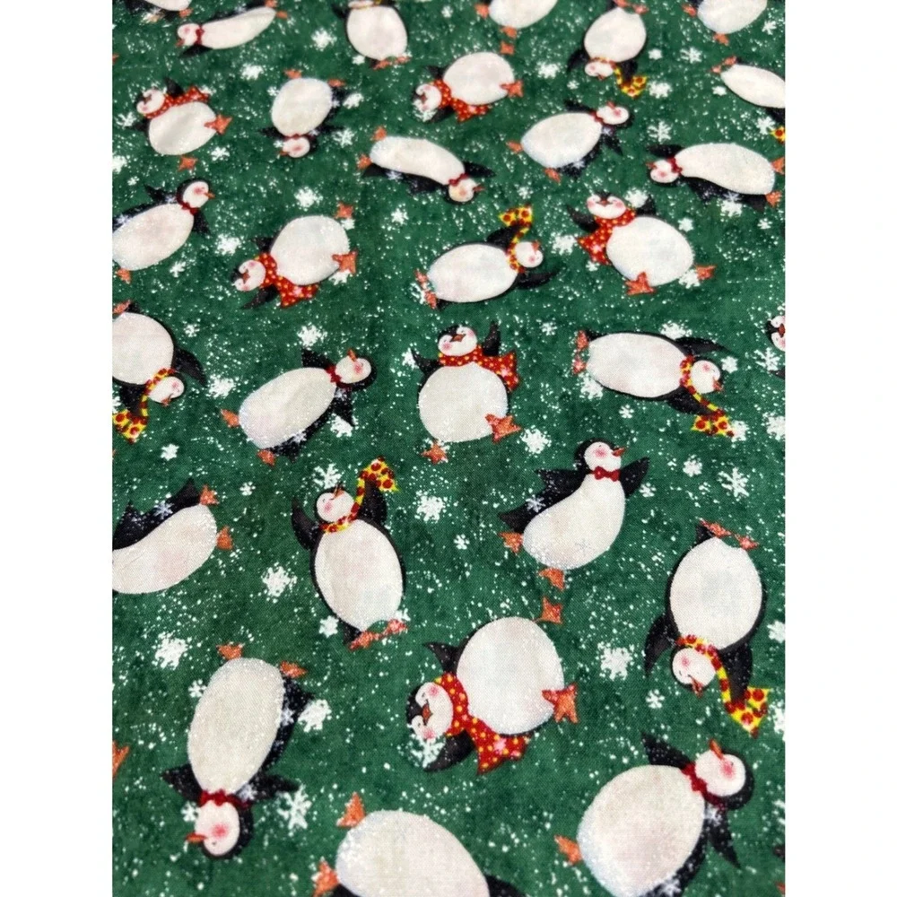 Kids Reversible Apron Penguin Floral Print Cooking Baking Kitchen - Picture 4 of 7
